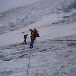 Grossglockner auf dem vereisten Hoffmannskees